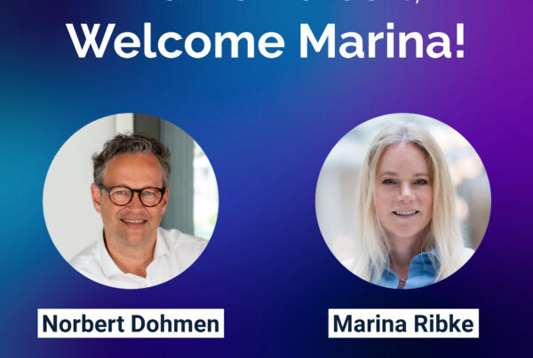 Thanks Norbert, Welcome Marina